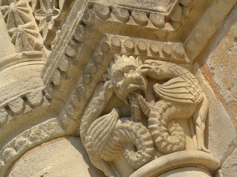 Romanesque sculptures from the church of Surgères