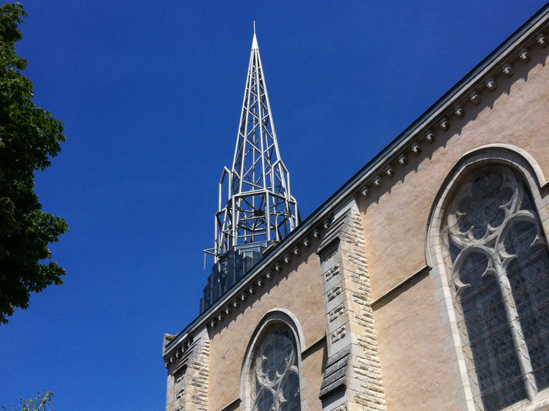 Bell tower of the Notre-Dame church