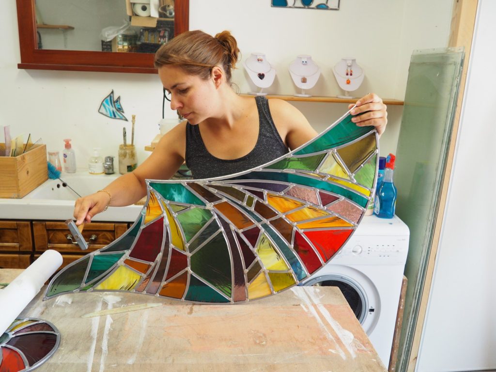 anne-sophie-prevot-stained glass-workshop